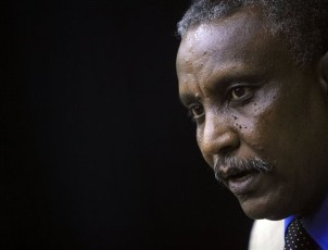 Yasir Arman during his electoral campaign for the Sudanese presidency last April (ST)