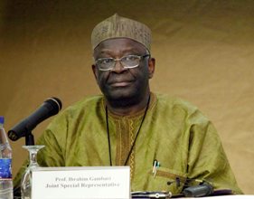 UNAMID special representative Ibrahim Gambari (Photo UNAMID)