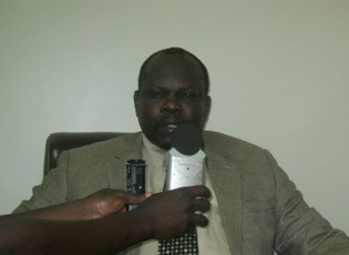 Pagan Amum, SPLM Secretary General tells the press in Juba that the SPLM reject talk of confederation until after south Sudan's referendum, describes National Congress Party of acting like 