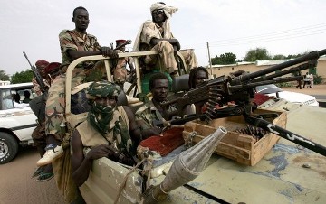 Rebels of the Sudan Liberation Army (SLA), loyal to leader Minni Minnawi (file photo/AFP)