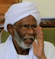 Sudanese Islamist opposition leader Hassan al-Turabi (Getty Images)