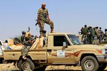 Units of Sudan-Chad joint border-control force in Darfur region (AFP)