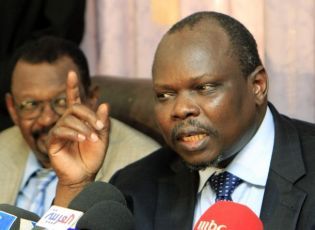 SPLM’s secretary-general Pagan Amum (Reuters)