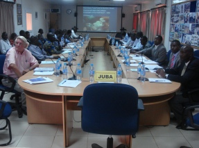 Participants who attended the World Bank organized workshop on improving procurement systems in South Sudan. Feb 14, 2011 (ST)