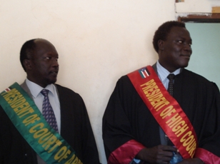 Members of Rumbek's High Court of Appeal. 2009 (ST)