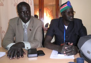 MPs of Pangak of county: Peter Kuon Yak (Left), Tuoung Majok Deng (Right). Feb 16, 2011 (ST)