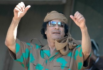 Libyan Leader Muammar Gaddafi (MAHMUD TURKIA/AFP/Getty Images)