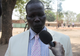 Chairman of Lakes state’s Chamber of Commerce, Industry and Agriculture, Ghun Ayual Dhuokpuou. Rumbek. March 10, 2011 (ST)