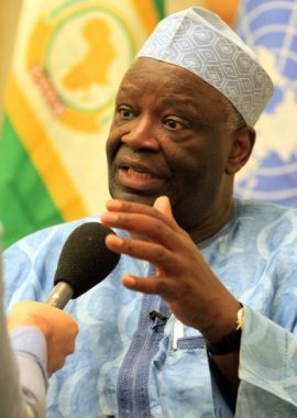 brahim Gambari speaks during a press conference in the Sudanese capital Khartoum, on February 16, 2011 (Getty)