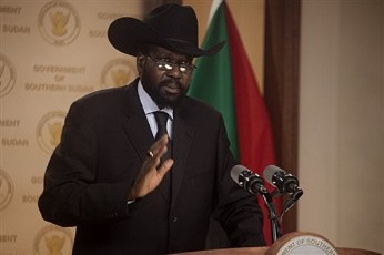 Salva Kiir Mayardit, the First vice President of Sudan President of the Government of Southern Sudan (AP)
