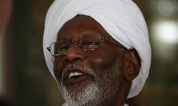 Sudanese Islamist opposition leader Hassan al-Turabi (Photo: Getty Images)