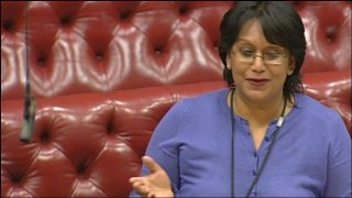 Baroness Verma, House of Lords (BBC)