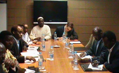 Rebels from LJM (L) and JEM (R) during a meeting held on 16 May 2011 (photo sudanljma.com)