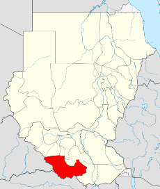 Western Equatoria state. (Wiki Commons Map: NordNordWest, highlighted by Dr. Blofeld)