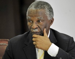 Former South African President and head of African Union panel Thabo Mbeki (AFP)