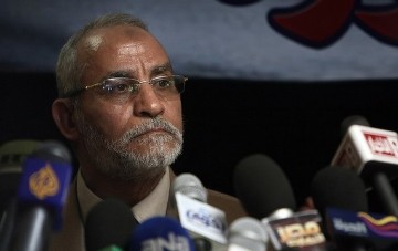 Mohammed Badie, the head of Egypt's Muslim Brotherhood (AFP)