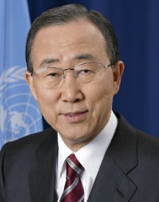 UN Secretary General, Ban Ki-moon (UN)