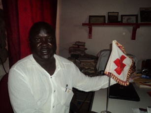 Defallah Gatkuoth Kam South Sudan Red Cross director in Unity State. July 18, 2011 (ST)
