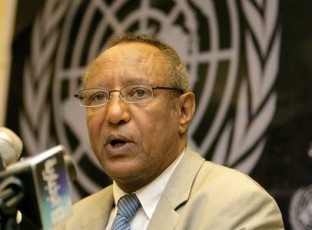 United Nations special envoy to Sudan, Haile Menkerios of Eritrea, holds a press conference in Khartoum on October 18, 2010 (Getty Images)