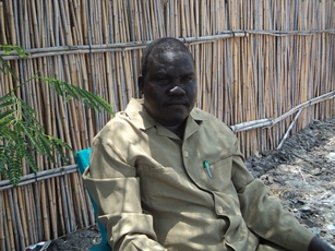 James Puoy Yak Guit, Commissioner talks with Sudan Tribune July 07, 2011 (ST)