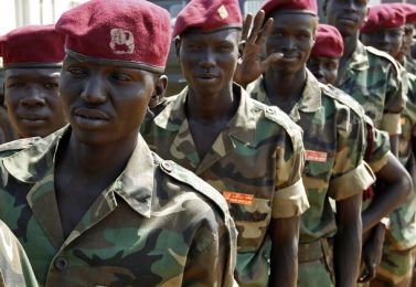 SPLA soldiers (Reuters)