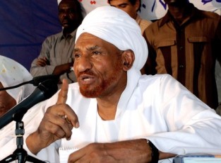 NUP leader Al-Sadiq al-Mahdi (FILE)