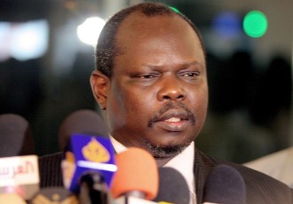 South Sudan's minister for peace Pagan Amum (AFP)