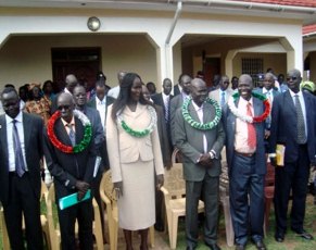 Members of the Warrap state government including Nyandeng Malek Deliech (Warrap)