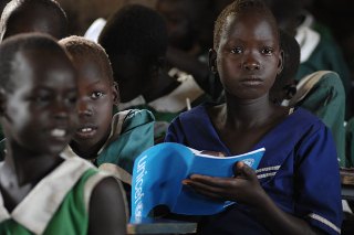 South Sudanese school, Muniki Center Basic School in the Muniki Payam, a north-western sub-district of Juba (UNICEF)