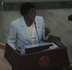 Agriculture Minister, Betty Achan (ST, Ngor Garang)