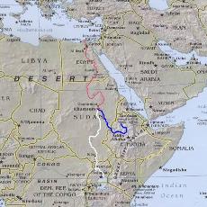 The Nile Rivers (Wikimedia Commons)