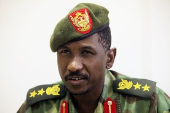 Sudanese army spokesman Al-Sawarmi Khalid Sa’ad (Reuters)
