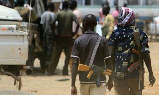 Armed men near the north/South Sudan border (AFP/Getty)