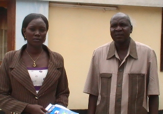 Jonglei state MPs Joice James Konyi and John Jal Thiac members of the United Democratic Front. 12 November 2011 (ST)