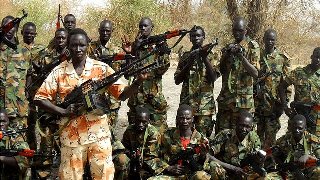 South Sudan Liberation Army troops (BBC)