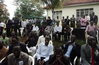 Many students attended the electoral processes that last nearly ten hours at South Sudan Embassy in Kampala on Saturday Nov. 19, 2011 (ST)