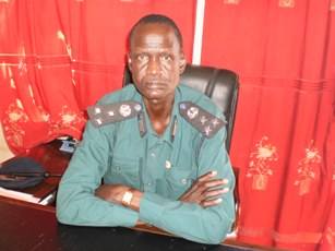 Brig Gen John Juol Budbud deputy chief commissioner of police services in Unity State, 22 Dec. 2011 (ST)