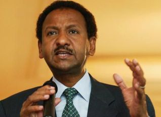 FILE- Sudan’s presidential adviser Mustafa Osman Isma’il