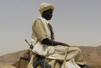 A Beja man in the rebel-controlled area of eastern Sudan near the Eritrean border (IRIN)