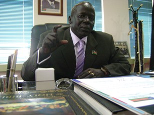 Gier Chuang Aluong, South Sudan roads and bridges minister,