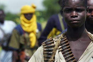 JEM fighter near the border with Chad, Darfur, Sudan, September 7, 2004 (Getty)