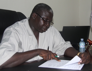 Jonglei local government minister, Diing Akol Diing (ST)