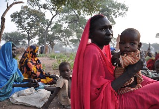 Refugees in Yida, South Sudan November 16, 2011 (Getty)