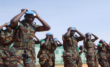 FILE - Photos of UNAMID peacekeepers