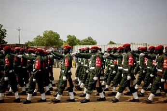 Southern Sudanese military police (AP)