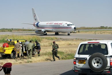 طائرة اير صن التي اختطفت من نيالا إلى ليبيا في عام 2008