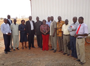 Assessment team and lecturers of Lich University, Bentiu, Unity state (ST)