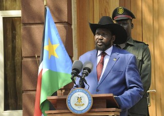 File - South Sudan's President Salva Kiir Mayardit (REUTERS)