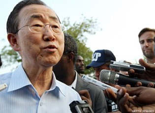 UN secretary general, Ban Ki-Moon (Getty)