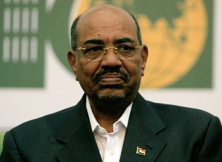 Sudan President Om?r ?????? al-Bashir attends the 37th annual meeting of the Jeddah (Saudi)-based Islamic Development Bank, on April 3, 2012, in Khartoum (AFP)